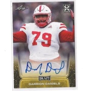 2020 Leaf Draft Auto Gold Darrion Daniels #BA-DD3 Auto